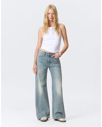 Weekday - Paz Mid Waist Wide Leg Jeans - Lyst