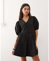 Collusion - Nylon Smock Mini Dress With Pocket Detail - Lyst