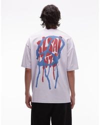 AllSaints - Runner Peace Graphic T-shirt - Lyst
