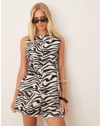 ASOS - Peplum Top Co-ord - Lyst