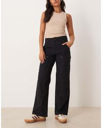 Dickies - Canvas Broek Met Wijde Pijpen En Dubbele Knieën - Lyst