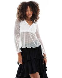 Miss Selfridge - Top Peplo - Lyst