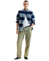 Desigual - Striped Denim Shirt - Lyst
