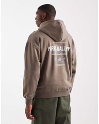 Only & Sons - Vintage Fit Hoodie With Gallery Back Print - Lyst