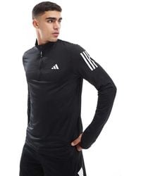 adidas Originals - Adidas Training Own The Run 1/4 Zip Top - Lyst