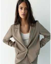 Pull&Bear - Blazer Basic Talpa - Lyst