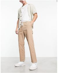 PacSun - Pantalones marrones estilo carpintero - Lyst