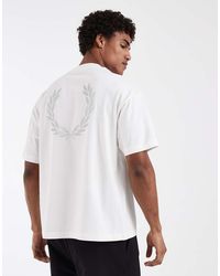 Fred Perry - Laurel Wreath Back Print Graphic T-Shirt - Lyst