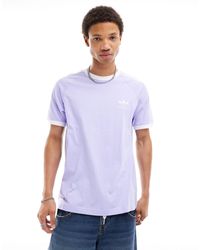 adidas Originals - Camiseta lila con diseño - Lyst