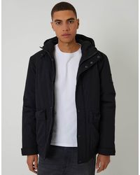 Threadbare - Showerproof Microfleece Lined Padded Coat - Lyst