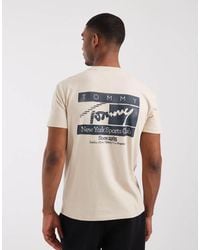 Tommy Hilfiger - Flag Logo Back Print T-shirt - Lyst