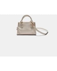 Stradivarius - Mock Croc Mini Tote Bag - Lyst
