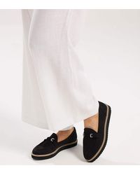 Yours Clothing - Faux Suede Snaffle Loafers - Lyst