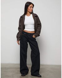 Motel - Low Rise Roomy Jeans - Lyst