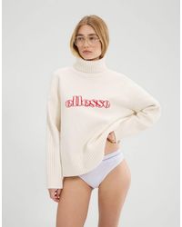 Ellesse - Fascuno Long Sleeve Knitted Jumper - Lyst