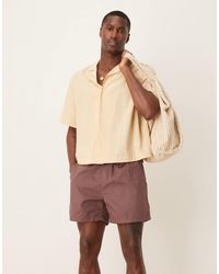 ASOS - Shorter Length Linen Blend Shorts - Lyst