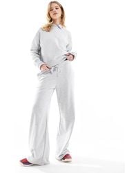 Stradivarius - – jogginghose mit weitem bein - Lyst