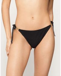 Tezenis - Jewel Net Tie Brazilian Bikini Bottoms - Lyst