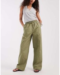 Threadbare - Wide Leg Poplin Trousers - Lyst