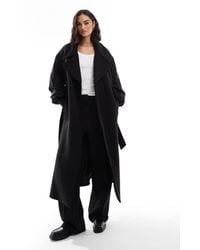 ASOS - Abrigo De Vestir Estilo Chaqueta Bomber Con Diseño Dividido De - Lyst