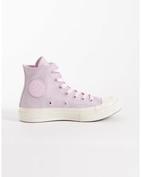Converse - Chuck 70 - baskets montantes en daim à imprimé serpent - rose - Lyst