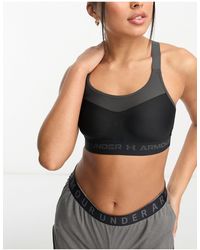Under Armour - Training High Support Crossback Sports Bra - Lyst
