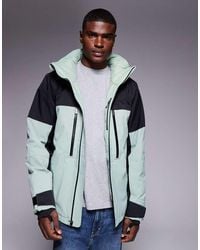 The North Face - Chaqueta Verde Musgo Pizarra Y Negro Tnf M Chakal De - Lyst