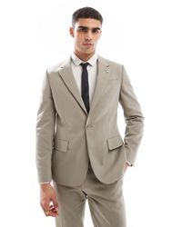 River Island - Single Breasted Contemporary Suit Jacket - Lyst