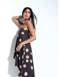 ASOS - Bandeau With Asymmetric Hem Co-ord Top - Lyst