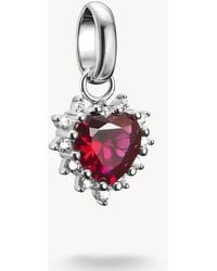 Thomas Sabo - Charm Pendant True Romance Red Heart Connect - Lyst