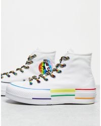 Converse - Chuck Taylor - All Star Lift Hi - Pride - Sneakers Met Plateauzool - Lyst