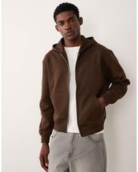 ASOS - – kastige basic-kapuzenjacke - Lyst