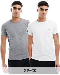 Emporio Armani - Bodywear 2 Pack T-shirts - Lyst
