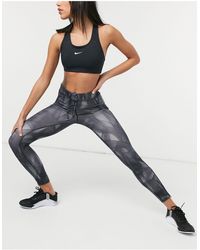 nike run division power speed leggings in grey
