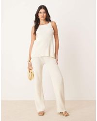 ASOS - Knitted Wide Leg Trouser Co-ord - Lyst