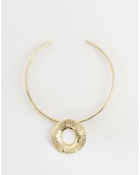 Mango - Collier ras - Lyst