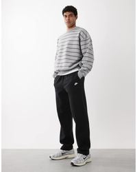 Nike - Club Fleece Straight Leg Logo joggers - Lyst