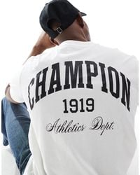 Champion - Varsity Back Print Short Sleeve T-shirt - Lyst
