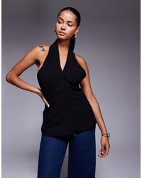 River Island - – neckholder-weste - Lyst