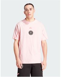 adidas Originals - Camiseta rosa del inter miami cf designed for gameday travel - Lyst