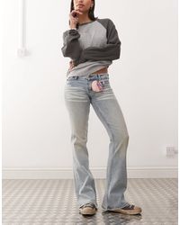 Cheap Monday - Booty Bei Stretch Low Rise Bootcut Jeans - Lyst