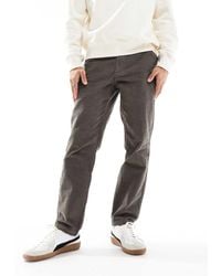 Another Influence - Cord Straight Leg Trousers - Lyst