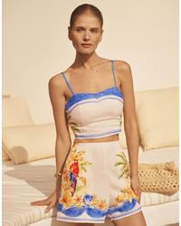 Forever New - Linen Mix Short Co-Ord - Lyst