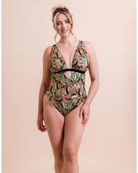 Curvy Kate - Sunset Palm Reversible Non-Wired Multiway Swimsuit - Lyst