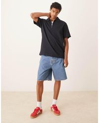 Abercrombie & Fitch - baggy Denim Shorts - Lyst