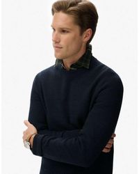 Superdry - Light Weight Cotton Texture Jumper - Lyst