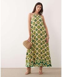 Nobody's Child - Sara Halter Neck A Line Maxi Dress - Lyst