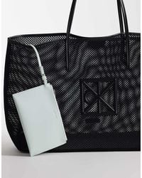 Calvin Klein - Jeans Mesh Emblem Logo Tote Bag - Lyst