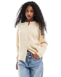 Miss Selfridge - Raglan Knitted Button Up Cardigan - Lyst