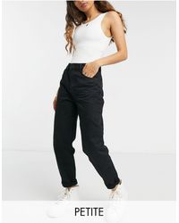 Bershka Denim Petite Mom Jeans in Blue - Save 39% | Lyst